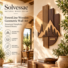 Calvirezx™ ForestLine Wooden Geometric Wall Art