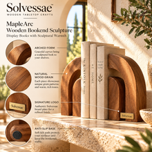 Calvirezx™ TimberEdge Wooden Book Display Stand