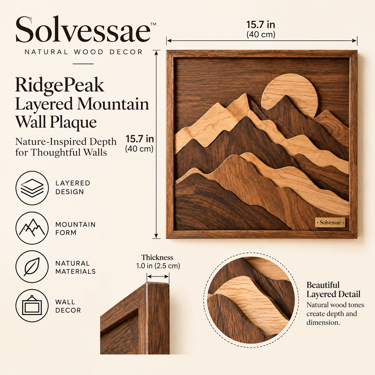 Calvirezx™ ForestSpirit Natural Wood Abstract Sculpture